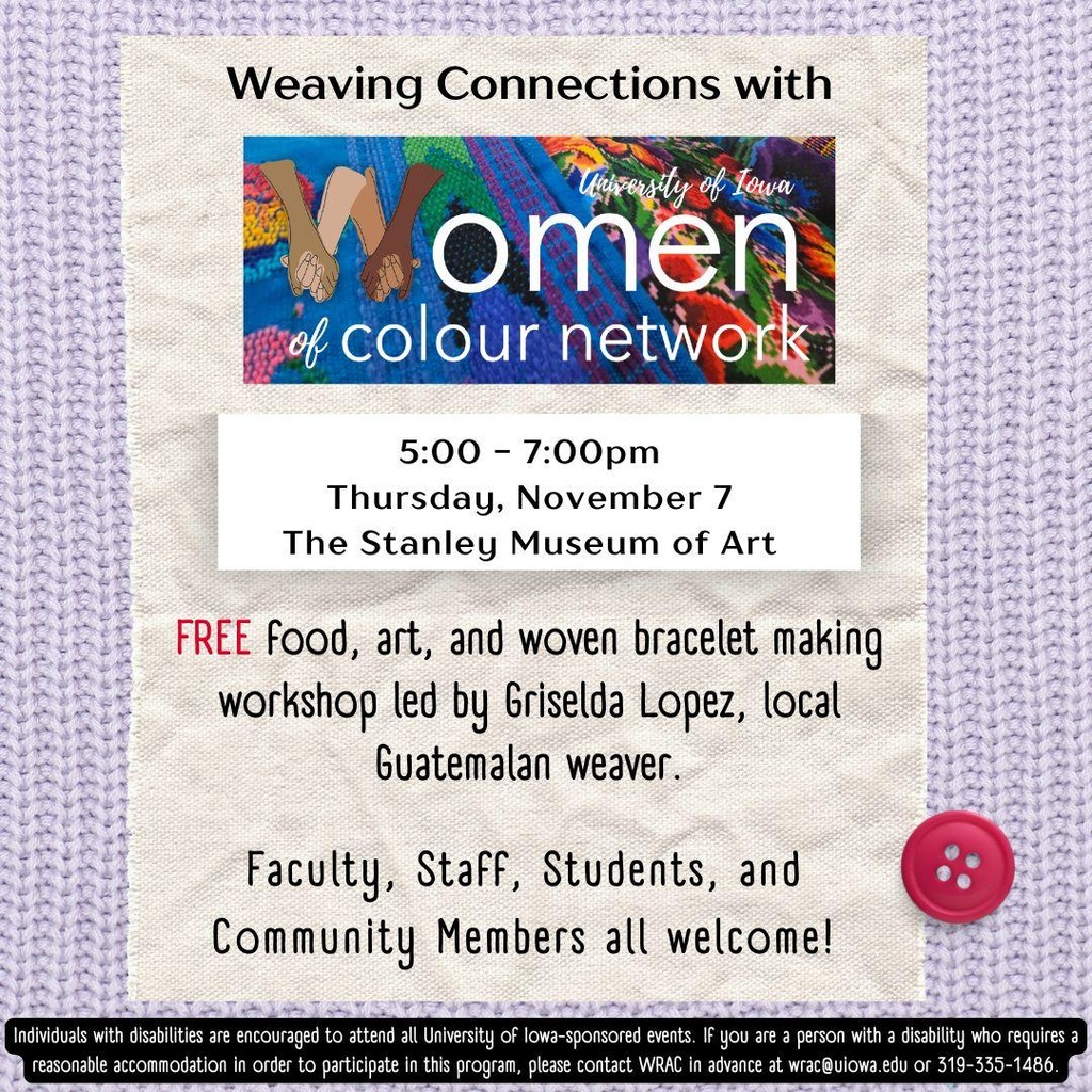 Weaving Connections with the UI Women of Colour Network promotional image